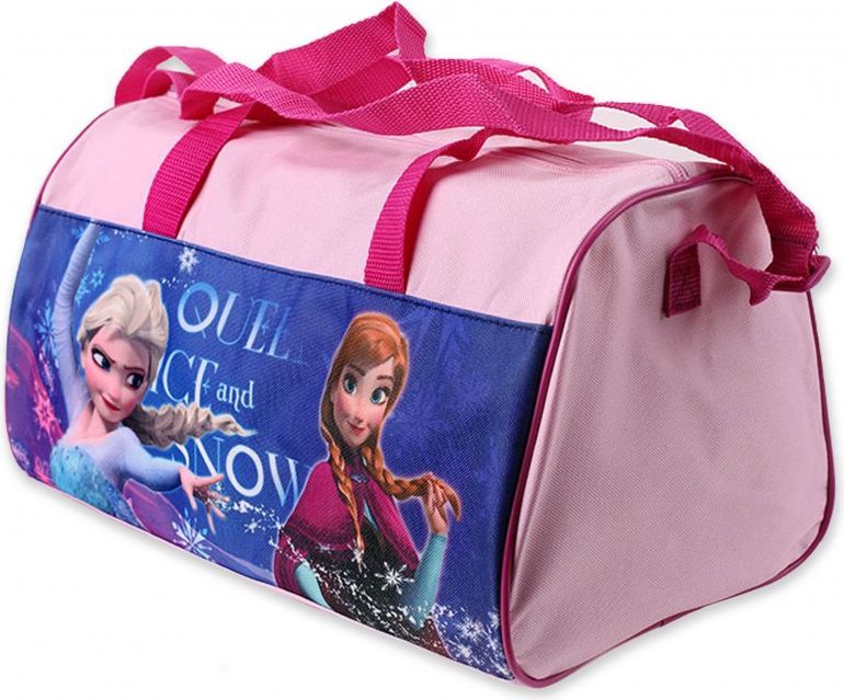Setino · Dívčí sportovní taška Ledové království - Frozen - Anna & Elsa - 22 x 38 x 20 cm - obrázek 1