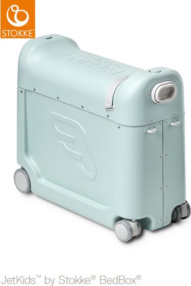 Stokke JetKids™ BedBox® 2.0 - dětské zavazadlo s lůžkem, Green Aurora - obrázek 1