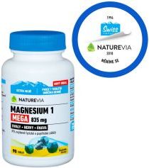 Swiss NatureVia Magnesium 1 Mega 835 mg 90 tablet - obrázek 1