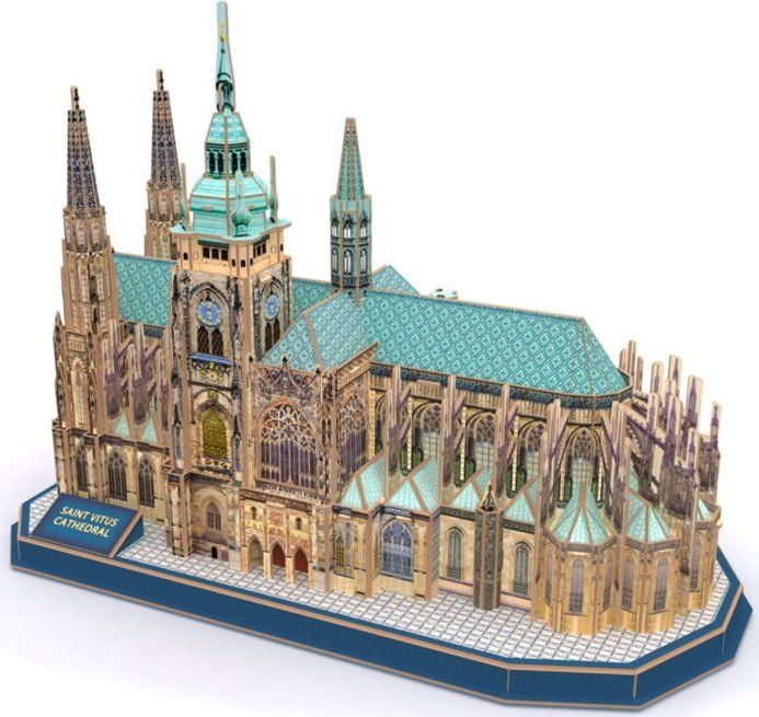 CUBICFUN 3D puzzle Katedrála svatého Víta 193 dílků - obrázek 1