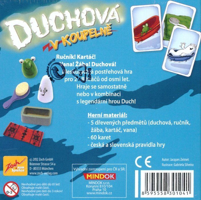 Zábavná hra Duchová v koupelně, MINDOK - obrázek 2
