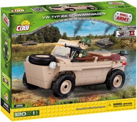 Cobi 2188 II WW VW typ 166 Schwimmwagen, 120 k, 1 f - obrázek 1
