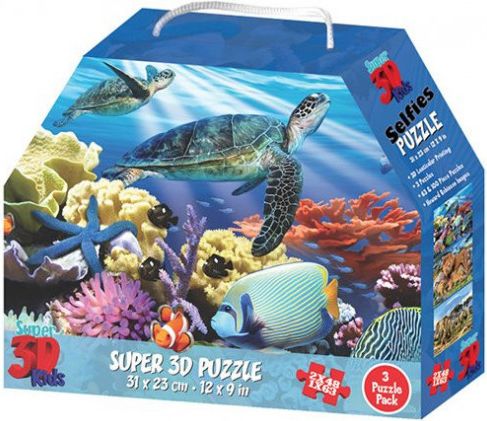 PRIME 3D Puzzle Rozmanitá říše zvířat 3D 3v1 - obrázek 1