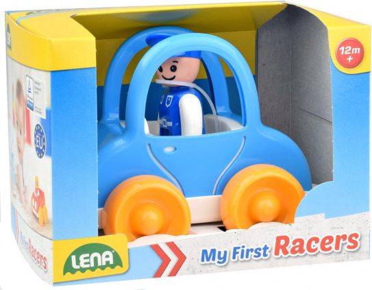 Lena My First Racers policejní auto + figurka plast 10 cm - obrázek 1