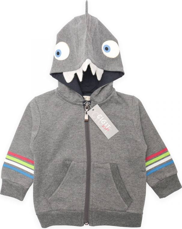 Chlapecká podzimní mikina na zip Cigit Kids 104 - obrázek 2