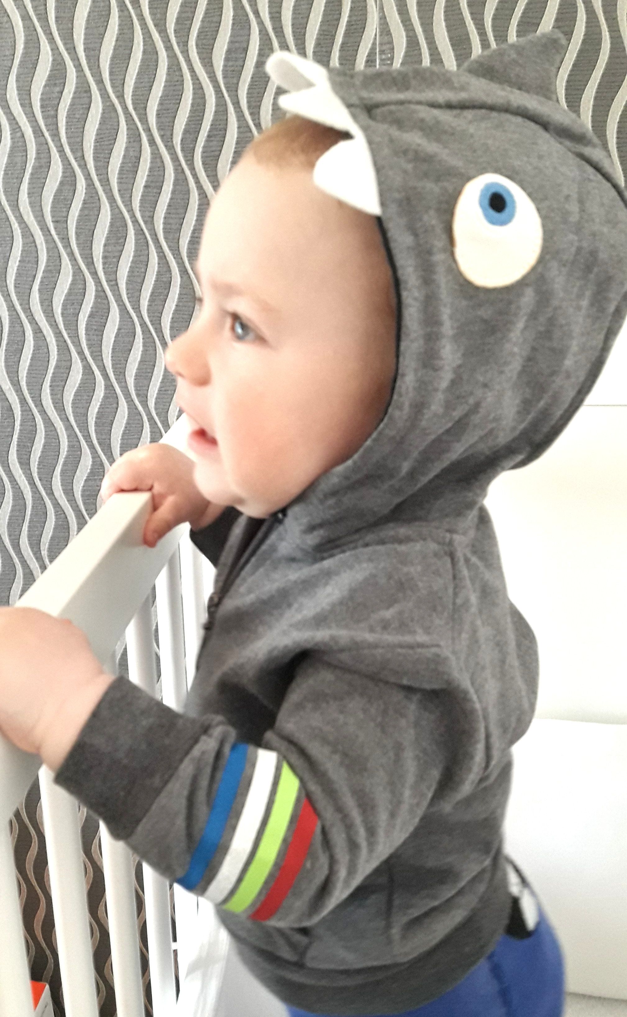 Chlapecká podzimní mikina na zip Cigit Kids 104 - obrázek 5