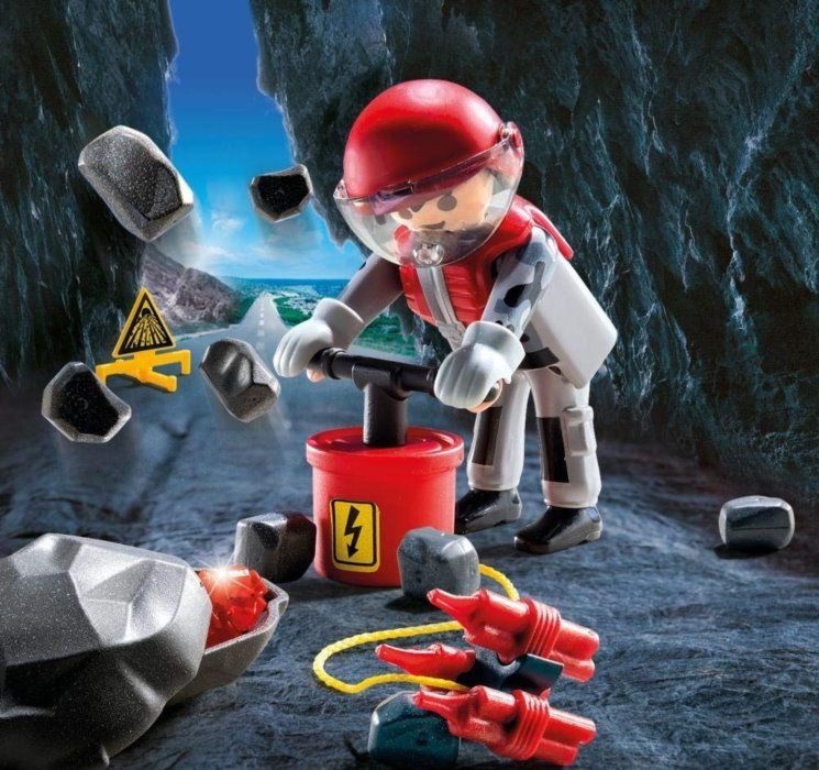 PLAYMOBIL Odstřelovač skály 9092 - obrázek 2