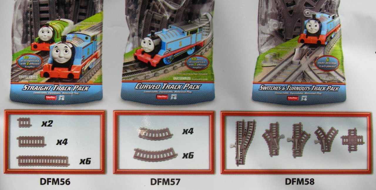 FISHER-PRICE Track Master: Mašinka Tomáš Sada rovných tratí - obrázek 1