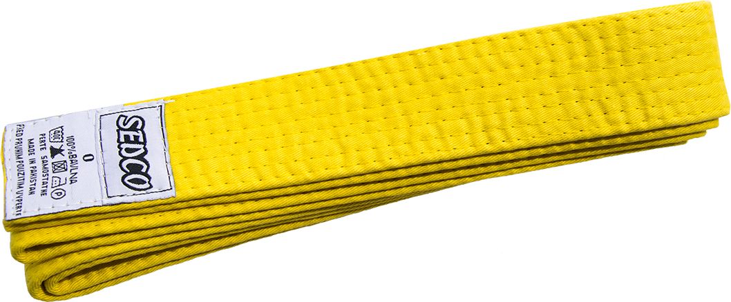 Pásek ke kimonu - velikost 1 - žlutý - obrázek 1