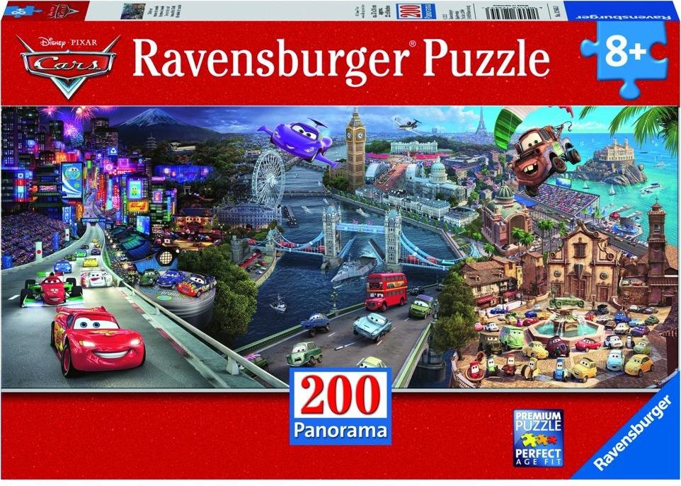 Puzzle Disney Auta 200 dílků Panarama - obrázek 1