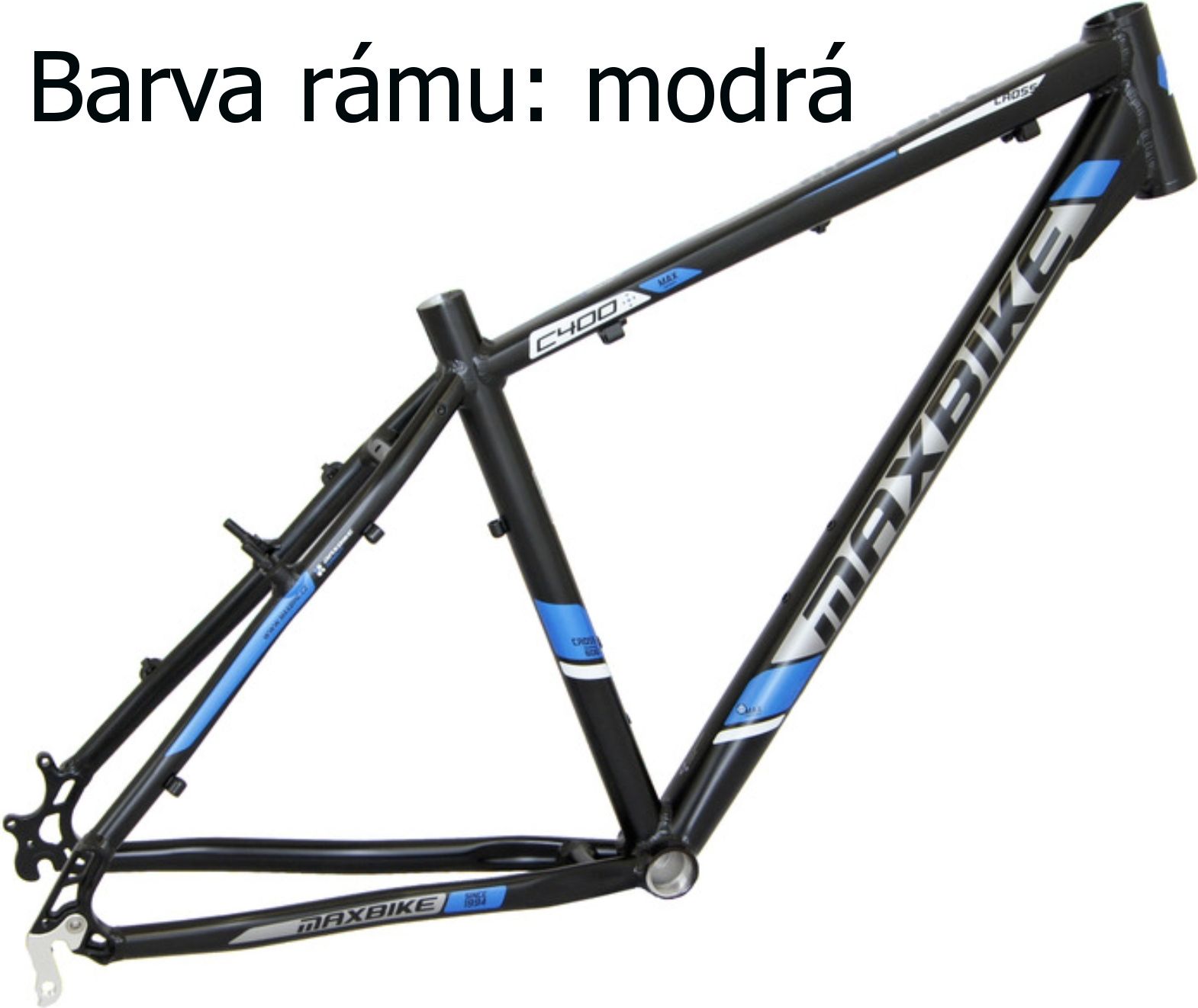 Krosové kolo MAXBIKE Aven modré - vel. rámu 18" - obrázek 2