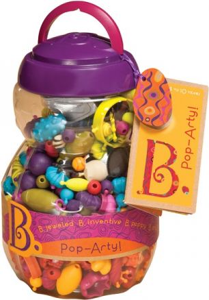 B-Toys Spojovací korále a tvary Pop Arty 500 ks - obrázek 1