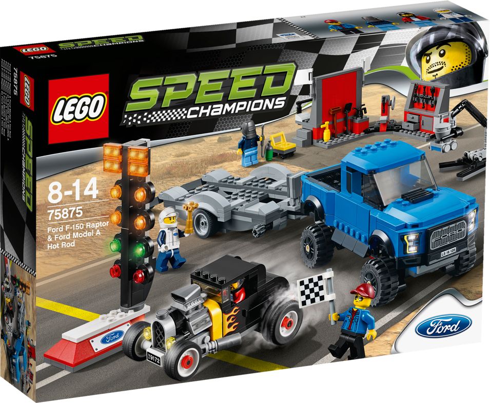 LEGO Speed Champions Ford F-150 Raptor a Ford Model A Hot Ro - obrázek 1