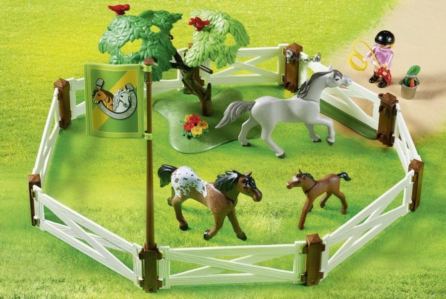 PLAYMOBIL Ohrada pro koně 6931 - obrázek 2