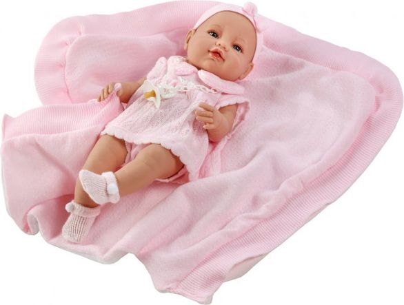 Luxusní dětská panenka-miminko Berbesa Ema 39cm - obrázek 1