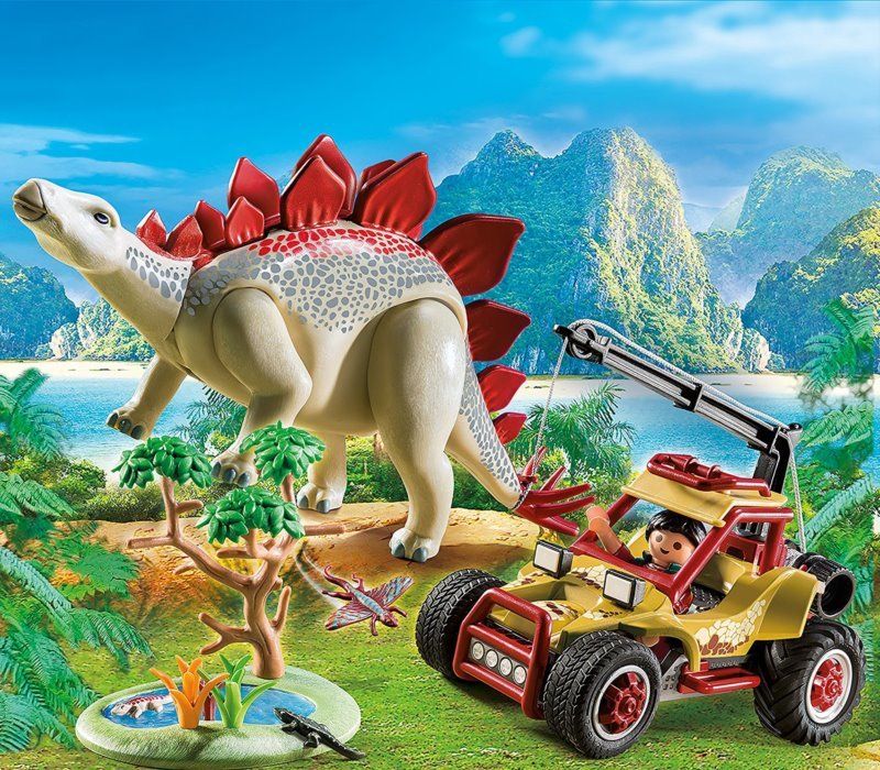 PLAYMOBIL Výzkumné auto se stegosaurem 9432 - obrázek 2