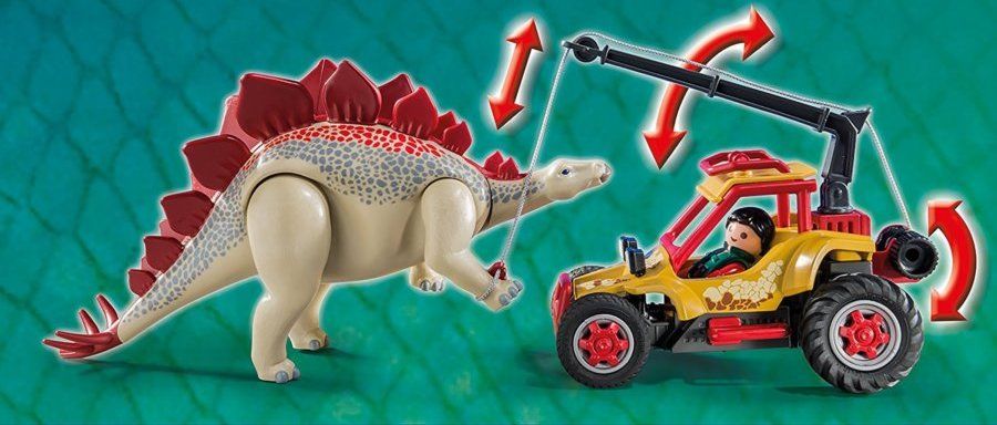 PLAYMOBIL Výzkumné auto se stegosaurem 9432 - obrázek 3
