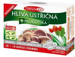 Terezia Hlíva ústřičná s lactobacily + vitamin C 50+10 tobolek - obrázek 1