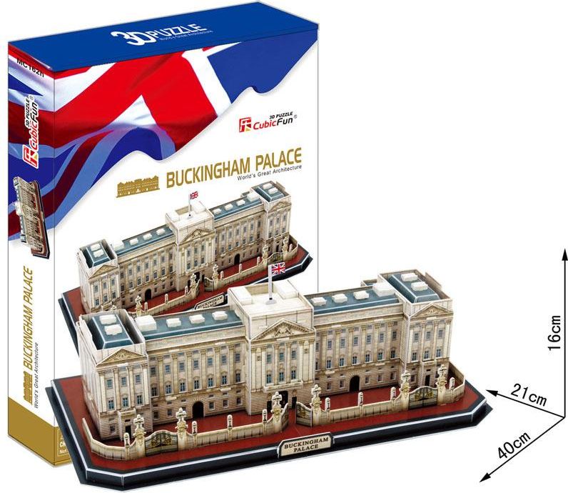 CubicFun 3D puzzle Buckinghamský palác 72 dílků - obrázek 1