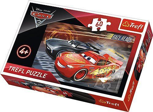 TREFL Puzzle Auta 3: Připraven závodit 60 dílků - obrázek 1