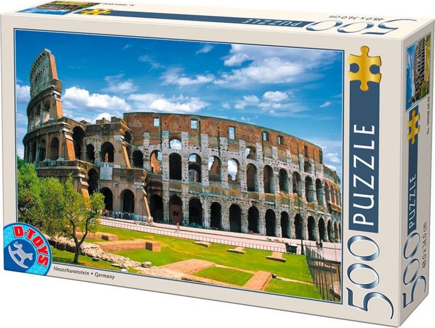 D-TOYS Puzzle Koloseum, Řím 500 dílků - obrázek 1