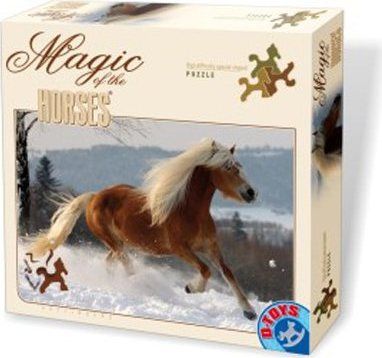 D-TOYS Puzzle Kouzlo koní: Hafling ve sněhu 239 dílků - obrázek 2