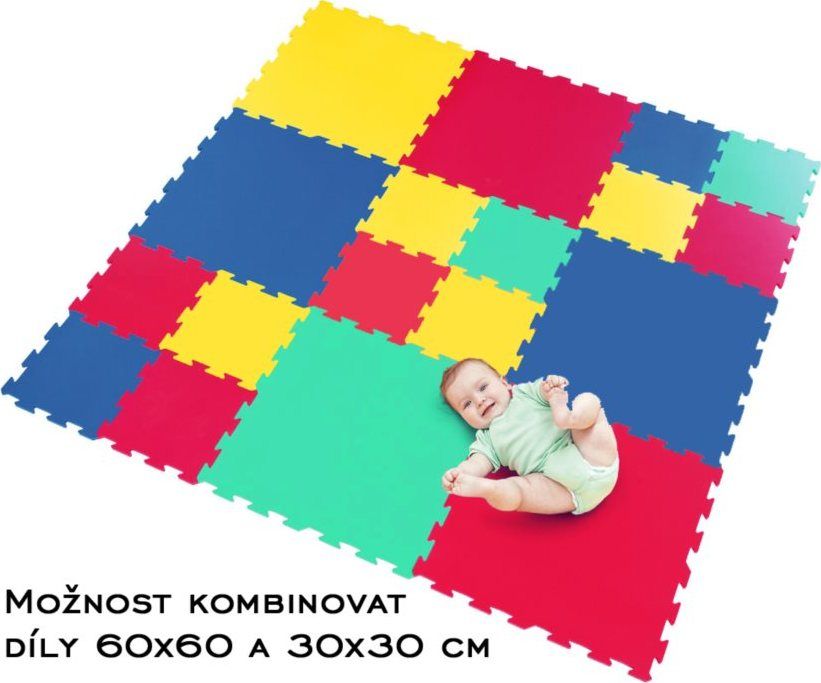 LC Pěnový koberec extra velký žlutý 0+ - obrázek 2