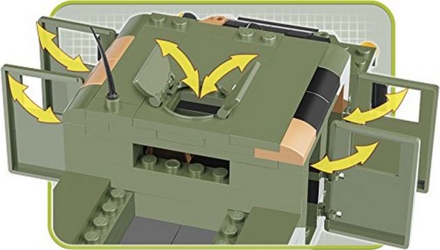 Cobi 24304 NATO zelené, 255 k, 1 f - obrázek 6