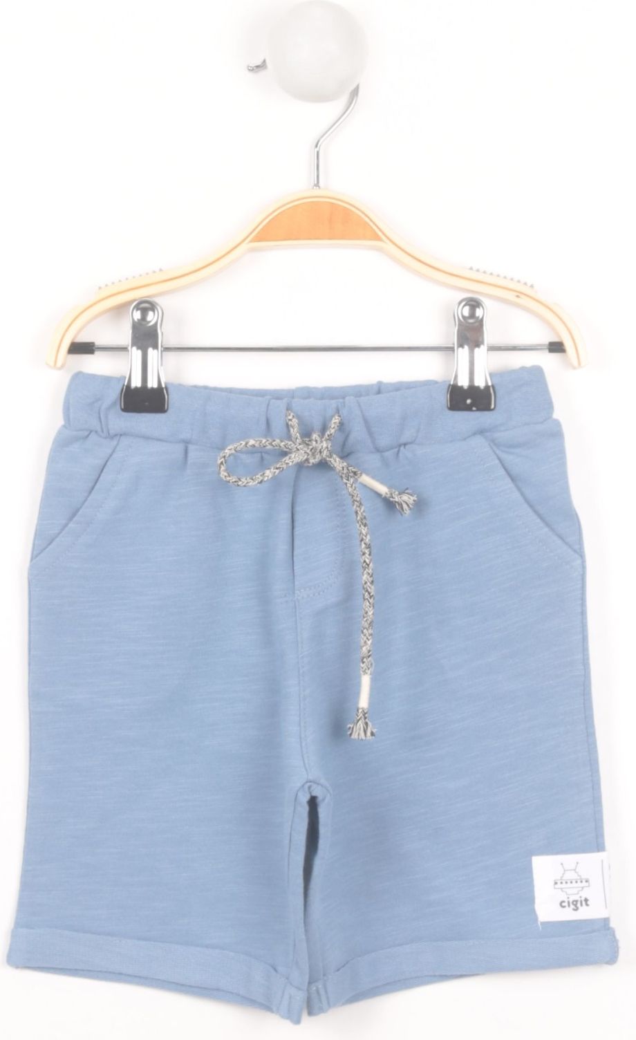 Chlapecké kraťasy Cigit Kids - 80-86/Indigo modrá/100% Bavlna - obrázek 1