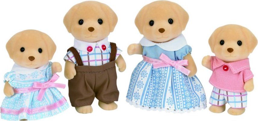 Sylvanian Families 5182 Rodina pejsků - labradoři - obrázek 1