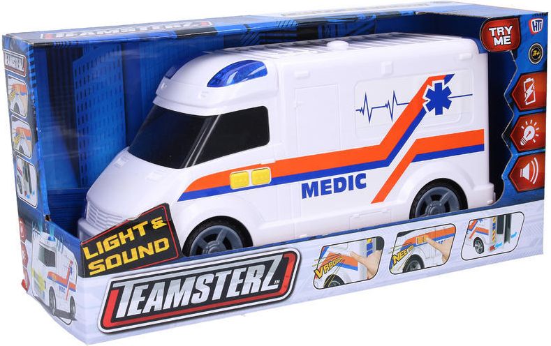 Wiky Vehicles Sanitka se světelnými a zvukovými efekty 34 cm - obrázek 3