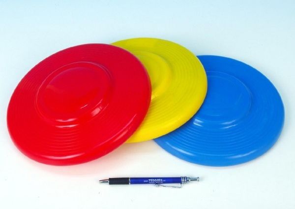 Teddies Létající talíř plast průměr 23cm asst barev 12m+ - obrázek 1