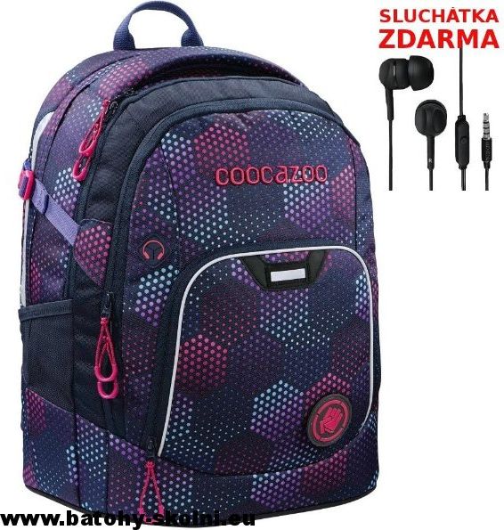 Školní batoh Purple Illusion RayDay Coocazoo - obrázek 1