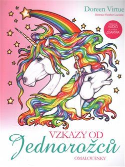 Vzkazy od jednorožců - omalovánky - Doreen Virtue - obrázek 1
