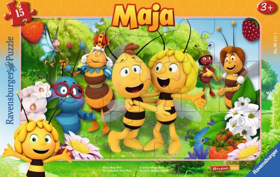 RAVENSBURGER Puzzle Včelka Mája 15 dílků - obrázek 1