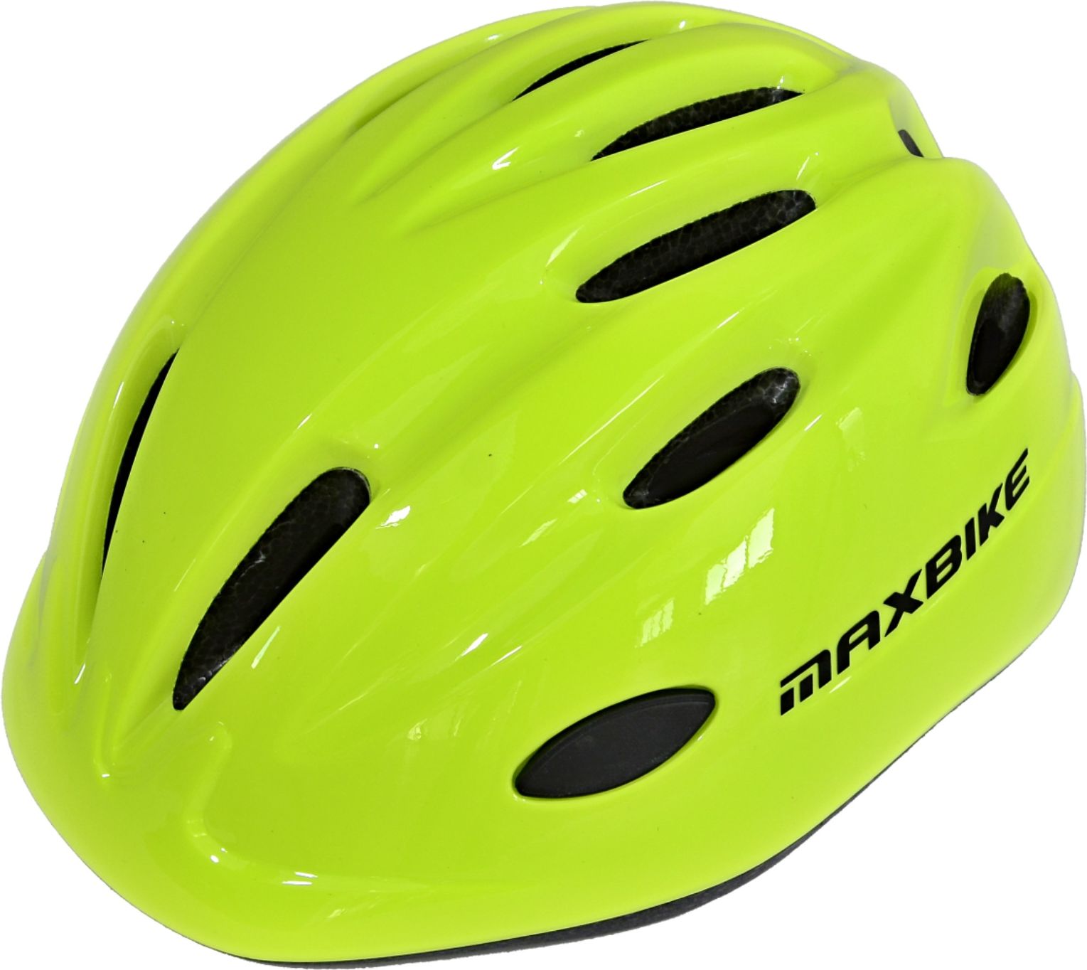 Cyklo přilba MAXBIKE Kids vel. XS-S - reflex.žlutá - obrázek 1