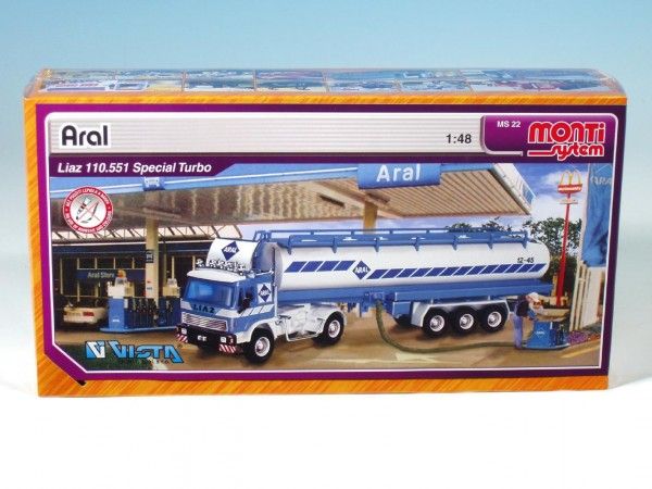 Stavebnice Monti 22 Aral Liaz 1:48 v krabici 31,5x16,5x7,5cm - obrázek 1