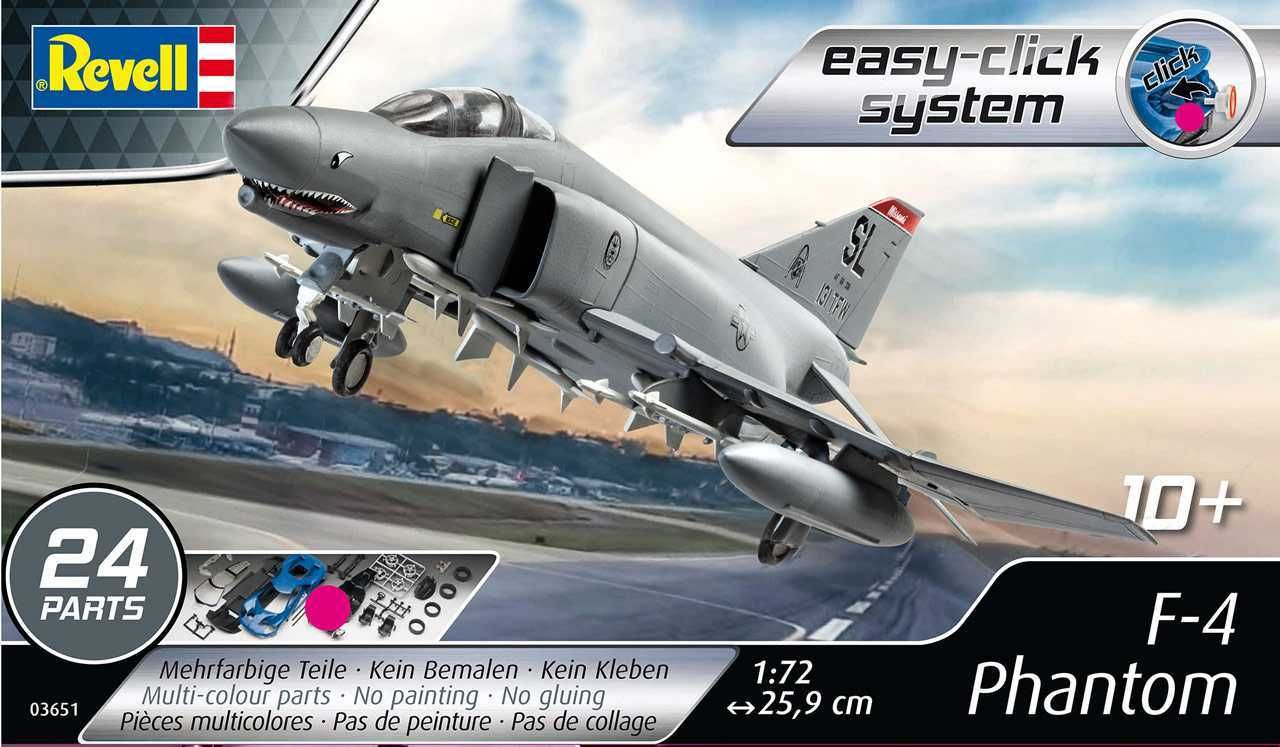 REVELL EasyClick ModelSet letadlo 63651 - F-4E Phantom (1:72) - obrázek 12