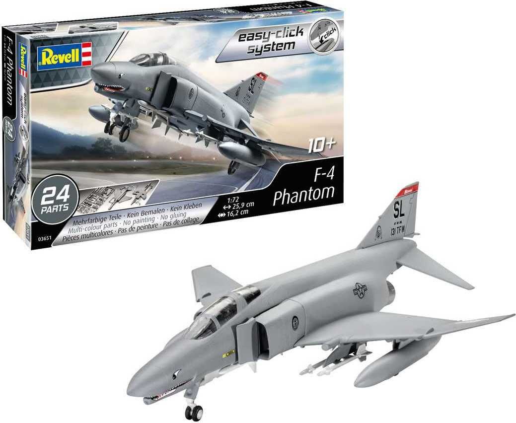 REVELL EasyClick ModelSet letadlo 63651 - F-4E Phantom (1:72) - obrázek 13
