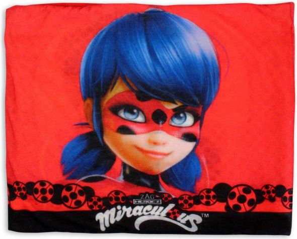 Setino · Dívčí nákrčník / tunel na krk / zimní šála Kouzelná beruška - Miraculous Ladybug - obrázek 1