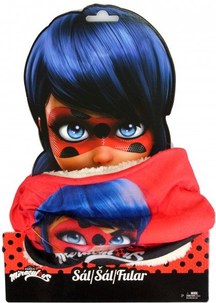 Setino · Dívčí nákrčník / tunel na krk / zimní šála Kouzelná beruška - Miraculous Ladybug - obrázek 2