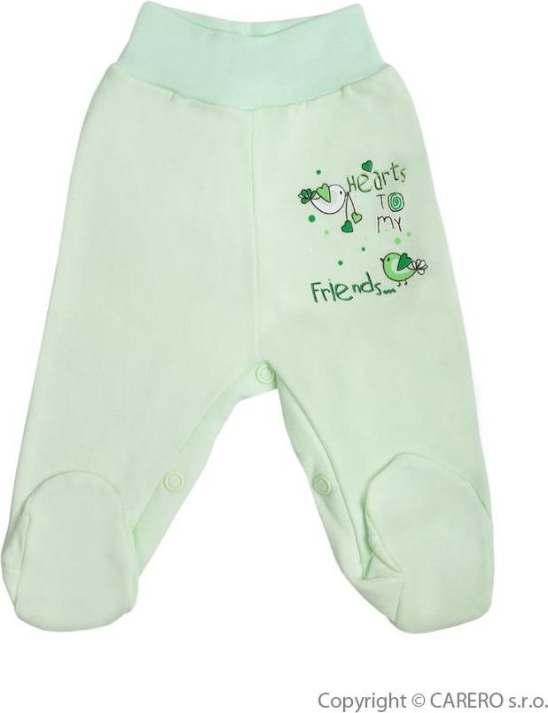 Kojenecké polodupačky vel. 86 Bobas Fashion Benjamin zelené - obrázek 1
