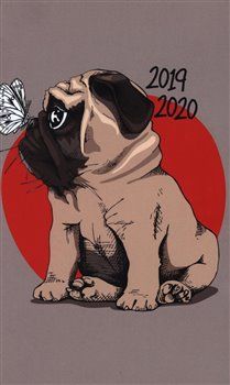 18měsíční diář Petito – Mops 2019/2020 - obrázek 1