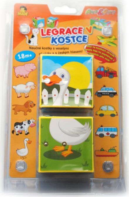 HREJ SI A OBJEVUJ! HREJ SI A OBJEVUJ! Kostky se zvukem Zvířátka - obrázek 1