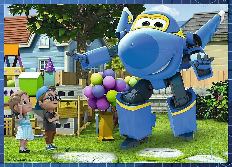TREFL Puzzle Super Wings: Skvělý tým 4v1 (35,48,54,70 dílků) - obrázek 2
