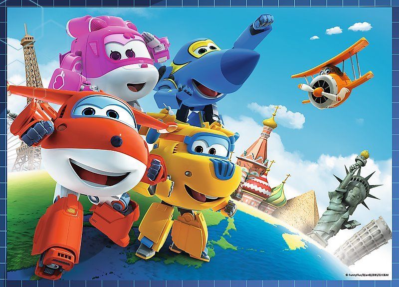 TREFL Puzzle Super Wings: Skvělý tým 4v1 (35,48,54,70 dílků) - obrázek 4