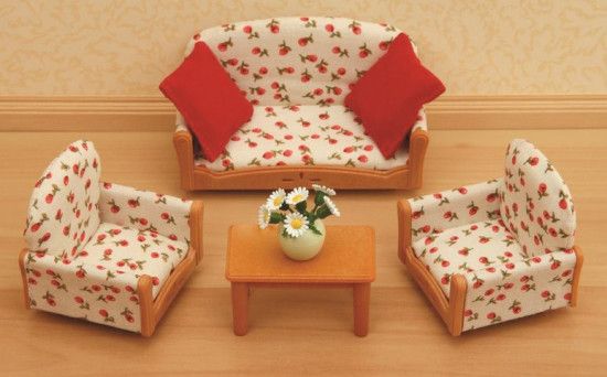 Sylvanian Families 4464 Nábytek - Sedací souprava se stolečkem - obrázek 1