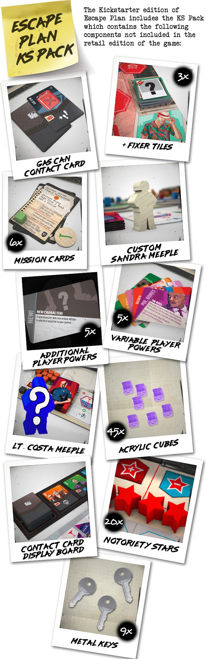 Eagle-Gryphon Games Kickstarter rozšíření pro Escape Plan - obrázek 4