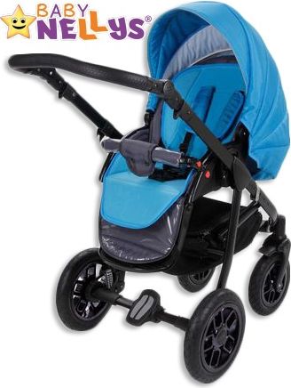 Baby Nellys Vložka do kočárku Baby Nellys ® - modrá/tyrkys - obrázek 4