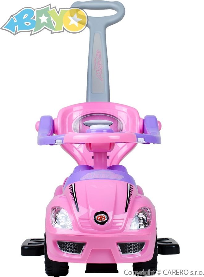 Dětské jezdítko 3v1 Bayo Mega Car pink - obrázek 2